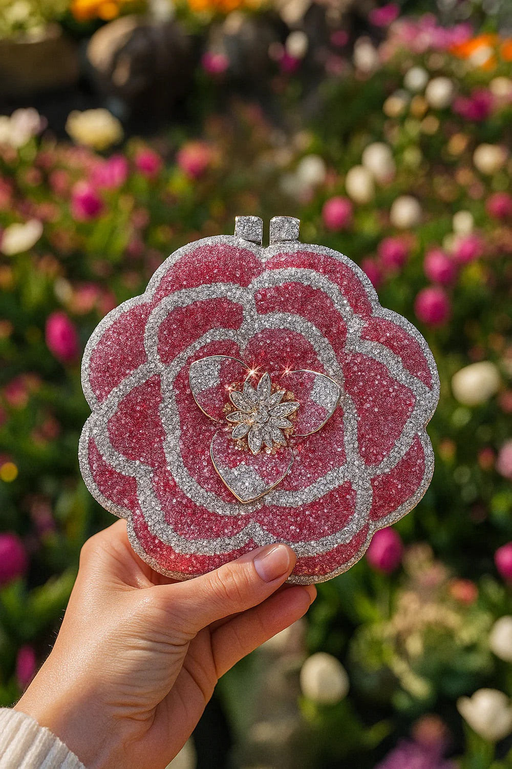 Enchanted Rose Clutch