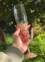 Rose-Moon Slumber Champagne Glass