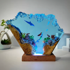 Ocean Resin Lamps