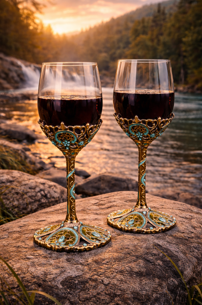 The Earthbound Champagne Glass
